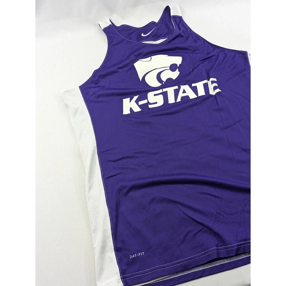 Nike NCAA Kansas State‎ Jeff Mittie Camp Jersey Men's XXL Reversible Dri-Fit